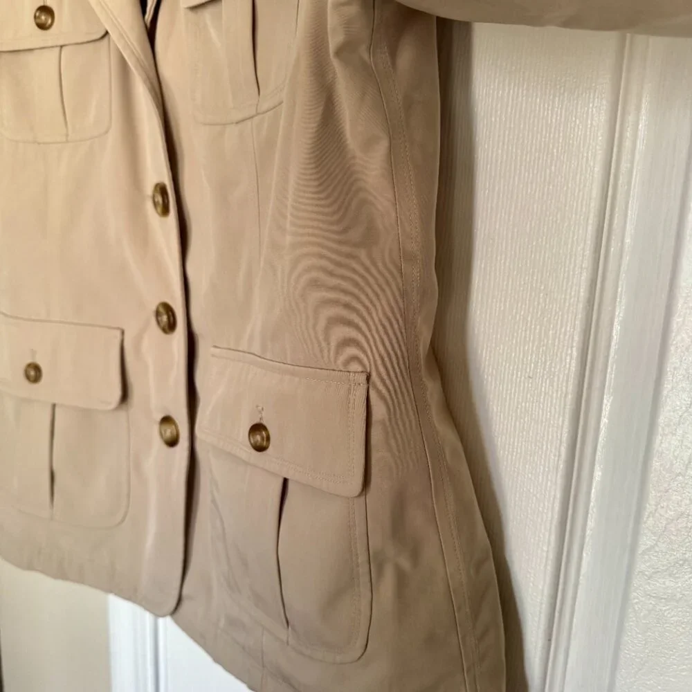 Braetan Utility Jacket Beige/Tan Women’s Large like new - Picture 4 of 6
